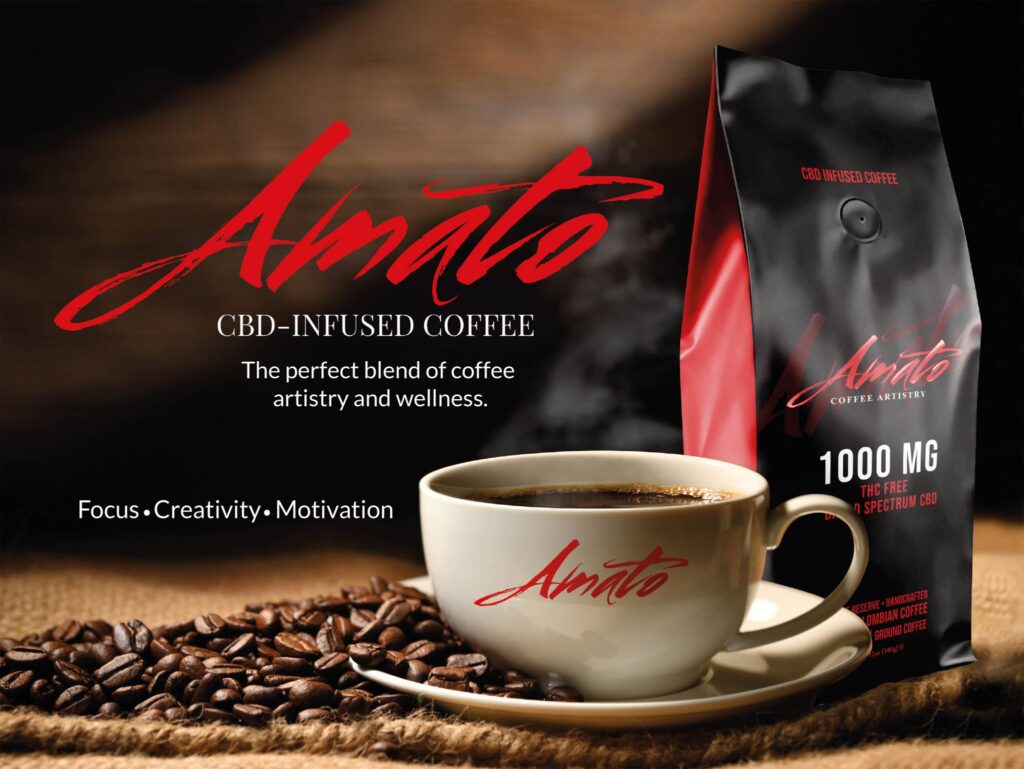 CBD Coffee - Amato Coffees: Elevate Focus, Energy and Motivation
